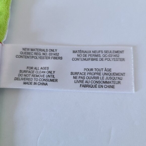 🐢FIESTA LIME GREEN TURTLE LOVEY WITH RATTLE -BABY SNUGGLE BLANKET - Picture 6 of 7